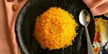Indian saffron rice recipe