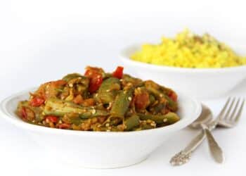 Spicy okra curry recipe