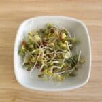 Quinoa sprout benefits-image of sprouted quinoa in a bowl