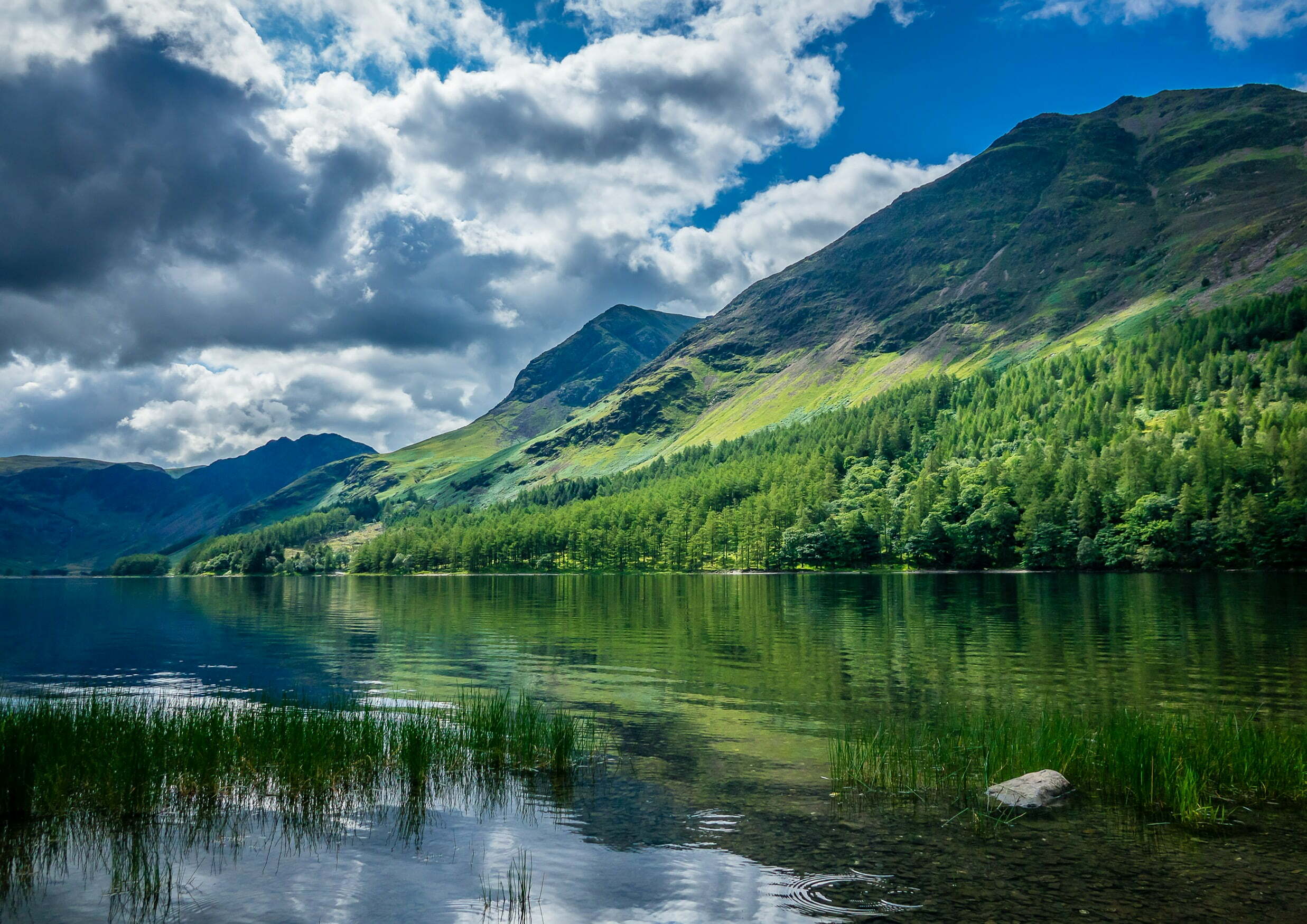 The postcard-photo perfect scenery of lake district