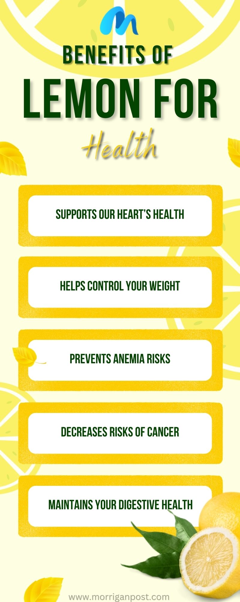 Benefits of lemon for health