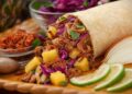Grilled pineapple pork burrito, mango catfish taco, taco-are breakfast burritos healthy